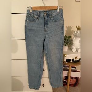 j. crew high rise vintage classic jeans